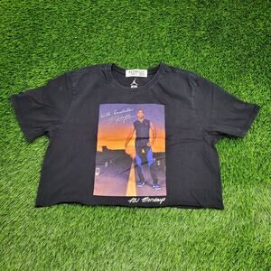 Michael-Jordan Crop-Top Shirt Womens XL 22x17 MJ-Mondayo